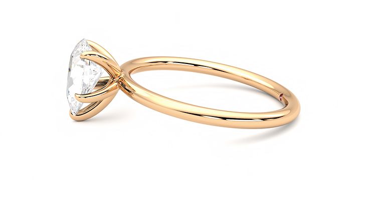 Taylor & Hart Demure Pear Engagement Ring 360 degree image 21