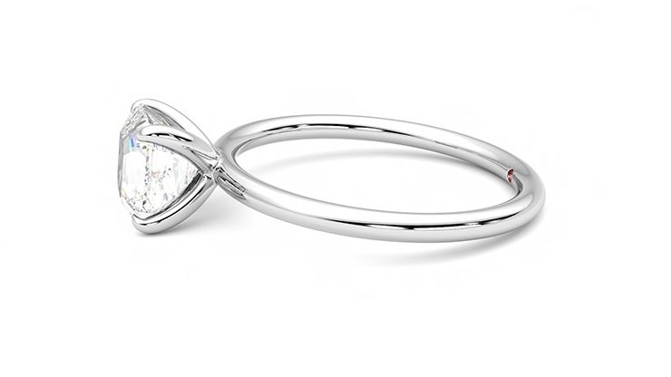 Taylor & Hart Demure Asscher Engagement Ring 360 degree image 21