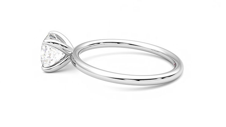 Taylor & Hart Demure Cushion Engagement Ring 360 degree image 20