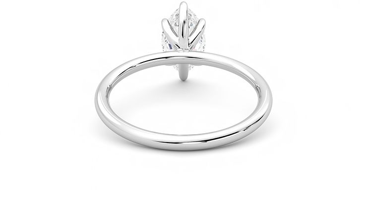 Taylor & Hart Demure Marquise Engagement Ring 360 degree image 15