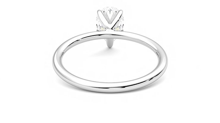Taylor & Hart Demure Pear Engagement Ring 360 degree image 15