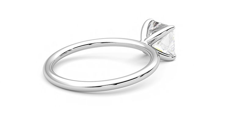 Taylor & Hart Demure Princess Engagement Ring 360 degree image 12