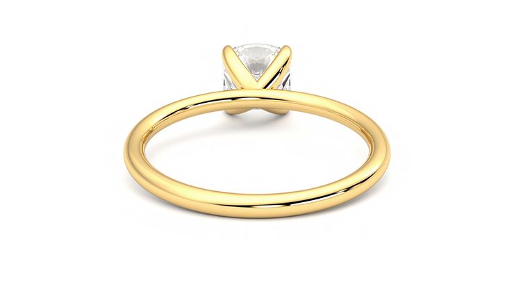 Taylor & Hart Demure Cushion Engagement Ring 360 degree image 15