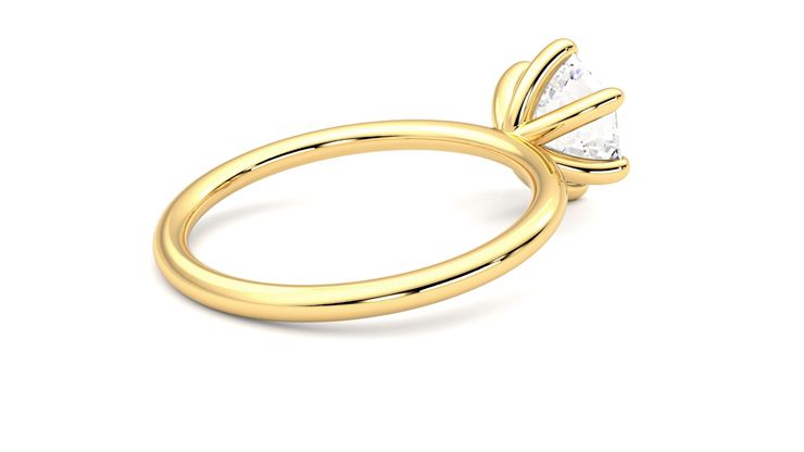 Taylor & Hart Demure Hexagonal Engagement Ring 360 degree image 12