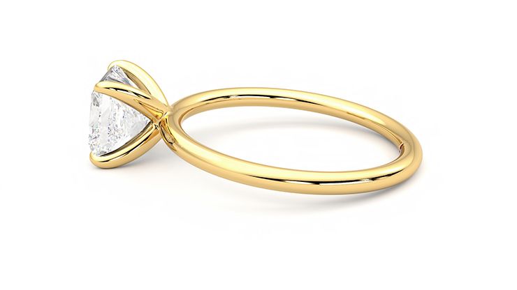 Taylor & Hart Demure Princess Engagement Ring 360 degree image 20