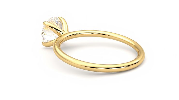 Taylor & Hart Demure Round Engagement Ring 360 degree image 18