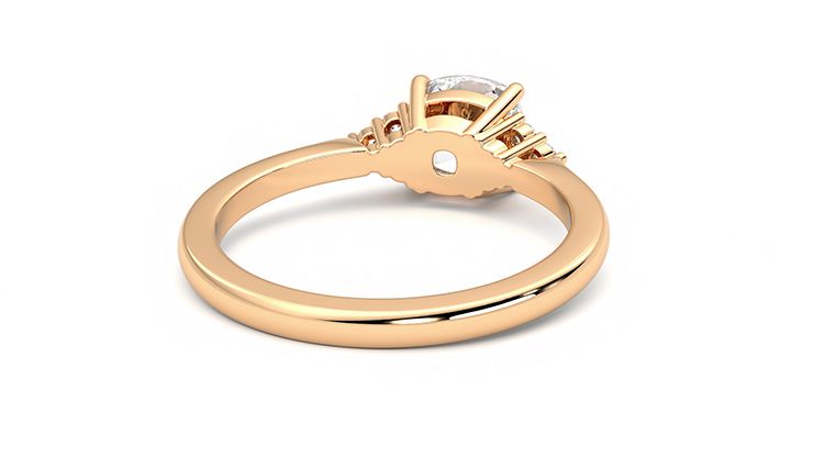 Taylor & Hart Divinity Cushion Engagement Ring 360 degree image 14