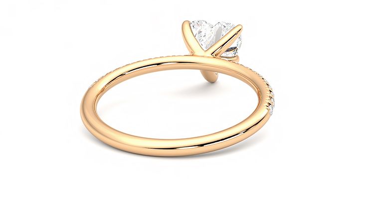 Taylor & Hart Dulcet Heart Engagement Ring 360 degree image 14