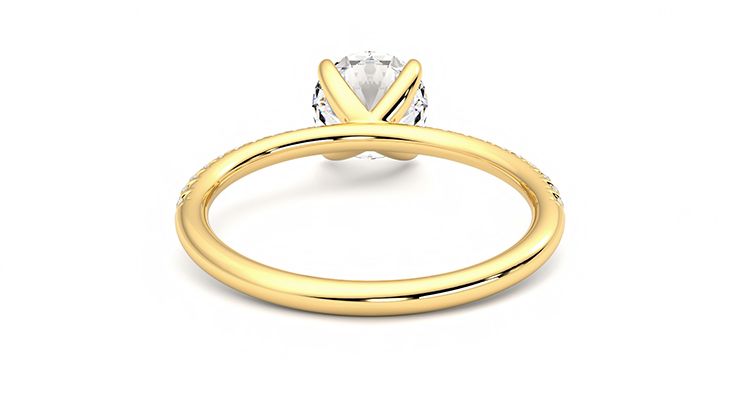 Taylor & Hart Dulcet Round Engagement Ring 360 degree image 15