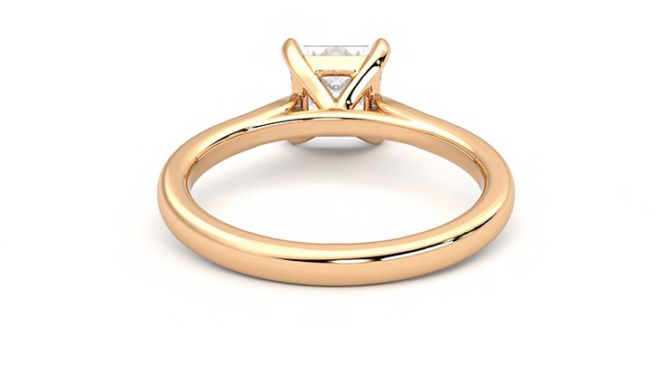 Taylor & Hart Eden Princess Engagement Ring 360 degree image 15