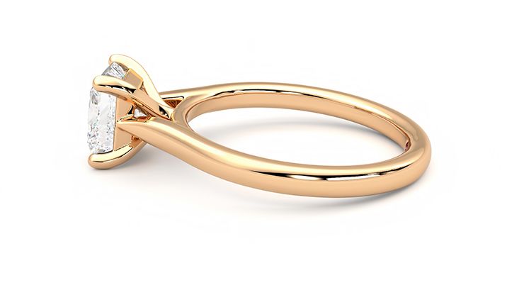 Taylor & Hart Eden Princess Engagement Ring 360 degree image 20