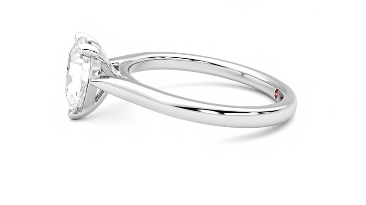 Taylor & Hart Eden Pear Engagement Ring 360 degree image 21