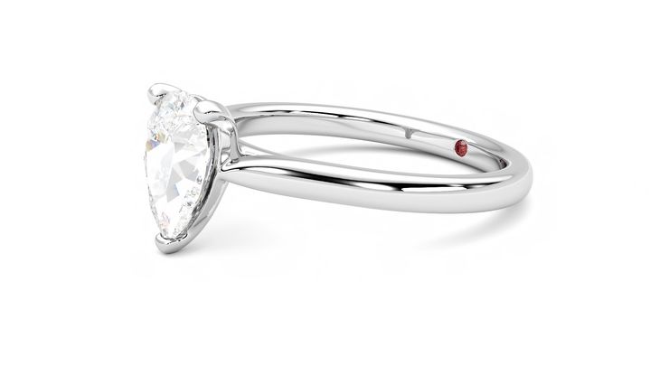 Taylor & Hart Eden Pear Engagement Ring 360 degree image 23