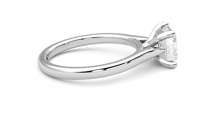 Taylor & Hart Eden Princess Engagement Ring 360 degree image 10