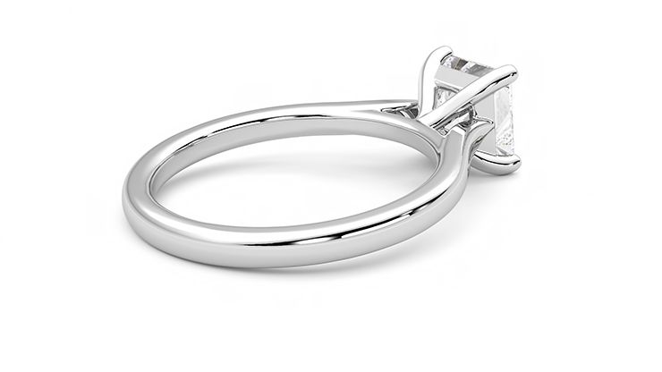 Taylor & Hart Eden Princess Engagement Ring 360 degree image 12