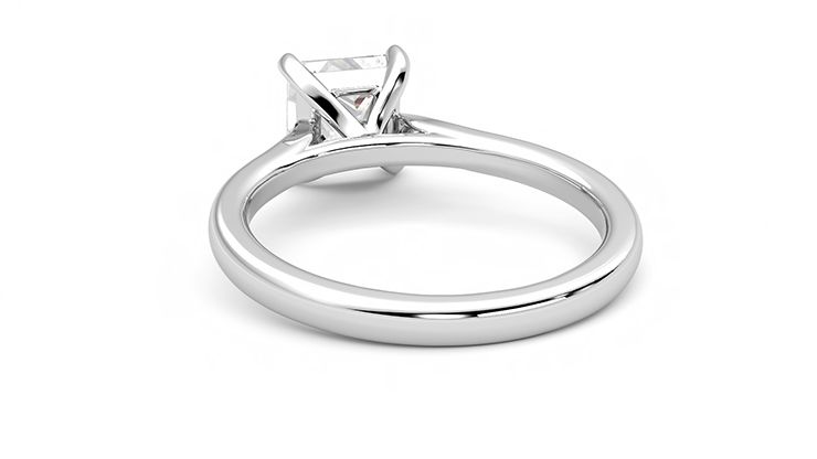 Taylor & Hart Eden Princess Engagement Ring 360 degree image 16