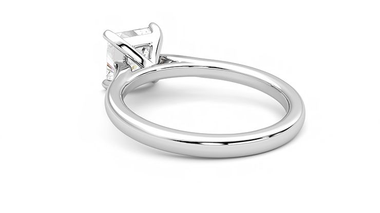 Taylor & Hart Eden Princess Engagement Ring 360 degree image 17