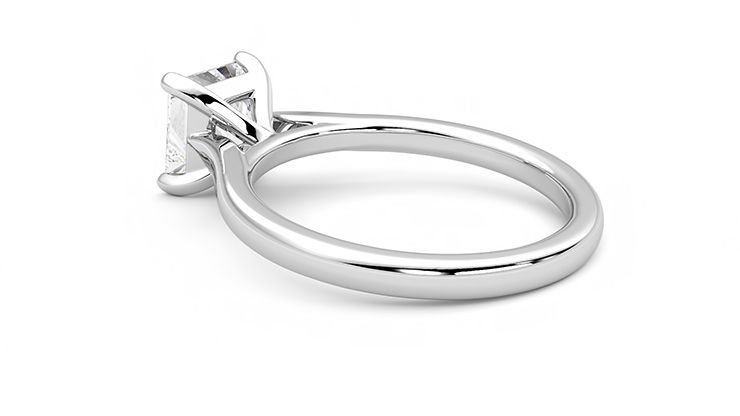 Taylor & Hart Eden Princess Engagement Ring 360 degree image 18