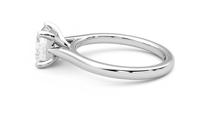 Taylor & Hart Eden Princess Engagement Ring 360 degree image 20