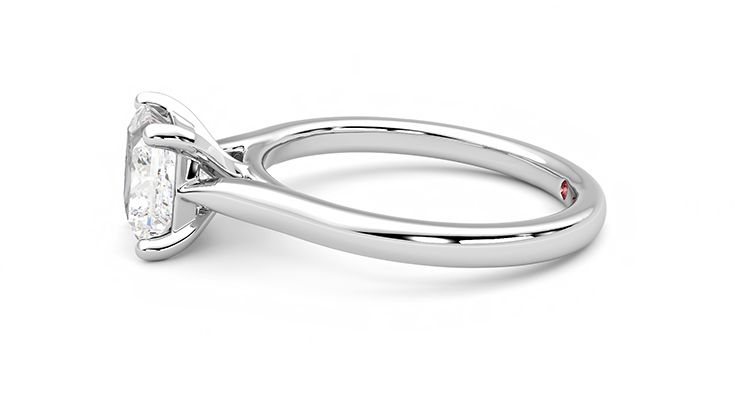 Taylor & Hart Eden Princess Engagement Ring 360 degree image 21
