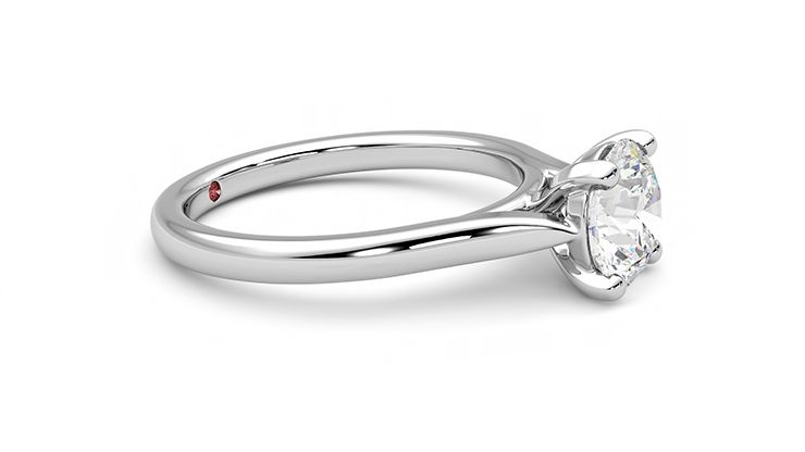 Taylor & Hart Eden Round Engagement Ring 360 degree image 8