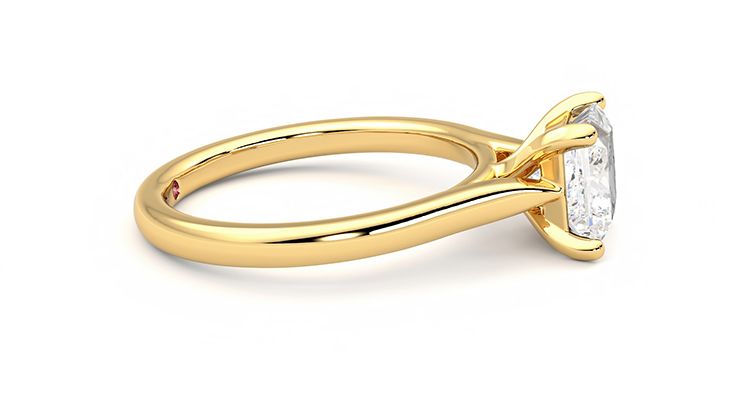Taylor & Hart Eden Princess Engagement Ring 360 degree image 9