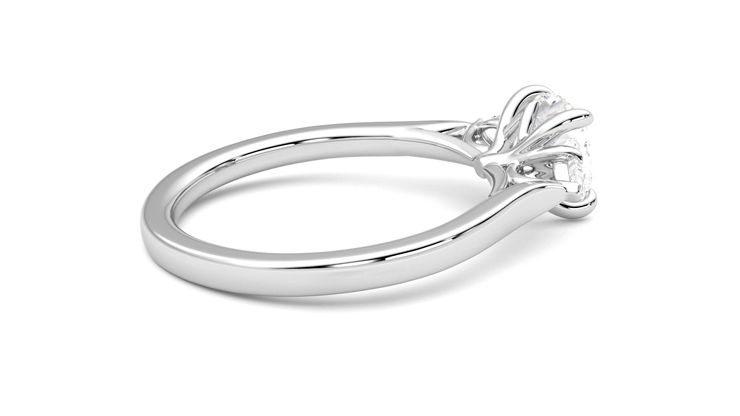 Taylor & Hart Faith Cushion Engagement Ring 360 degree image 11