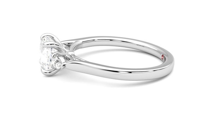 Taylor & Hart Faith Cushion Engagement Ring 360 degree image 21