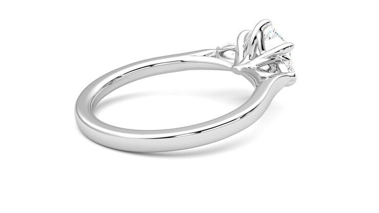 Taylor & Hart Faith Hexagonal Engagement Ring 360 degree image 12