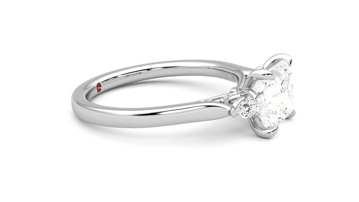 Taylor & Hart Faith Princess Engagement Ring 360 degree image 8
