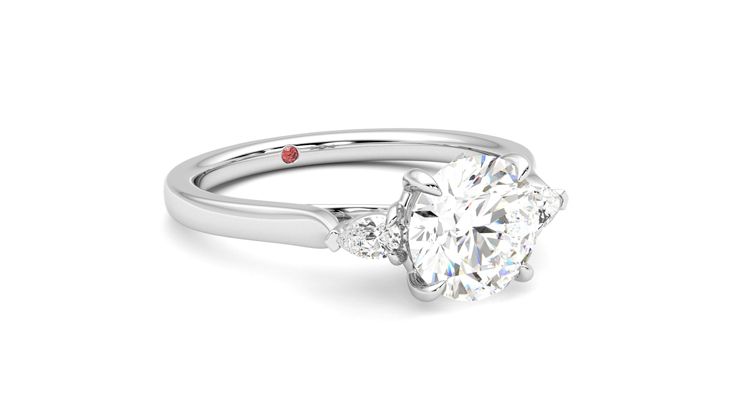 Taylor & Hart Faith Round Engagement Ring 360 degree image 5