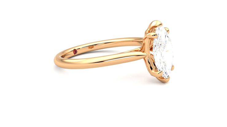 Taylor & Hart Hope Marquise Engagement Ring 360 degree image 7