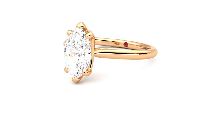 Taylor & Hart Hope Marquise Engagement Ring 360 degree image 25