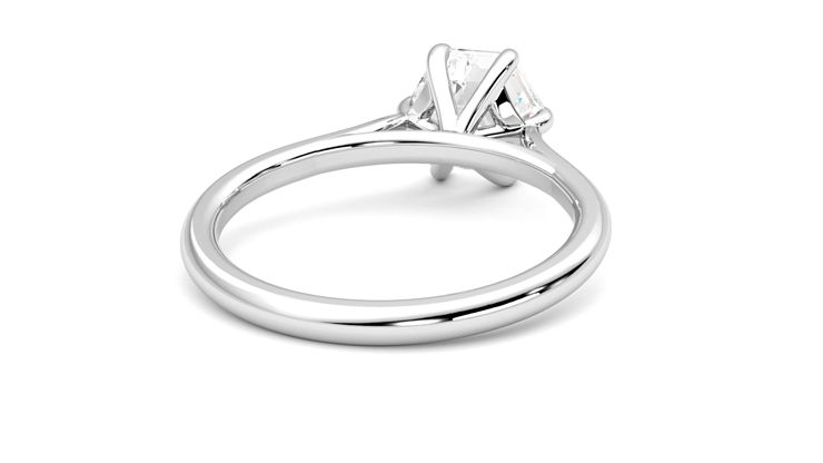 Taylor & Hart Hope Hexagonal Engagement Ring 360 degree image 14