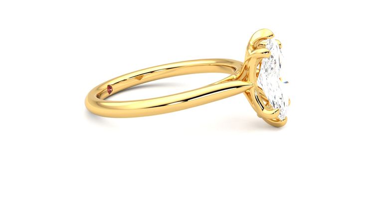 Taylor & Hart Hope Marquise Engagement Ring 360 degree image 8