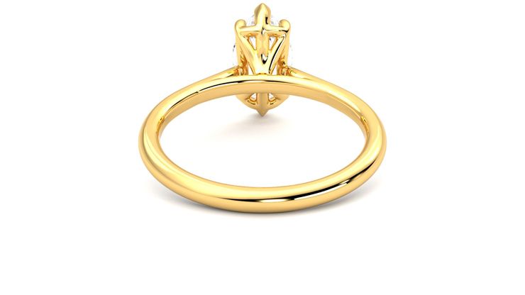 Taylor & Hart Hope Marquise Engagement Ring 360 degree image 15