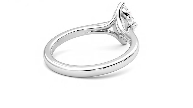 Taylor & Hart Joy Marquise Engagement Ring 360 degree image 13