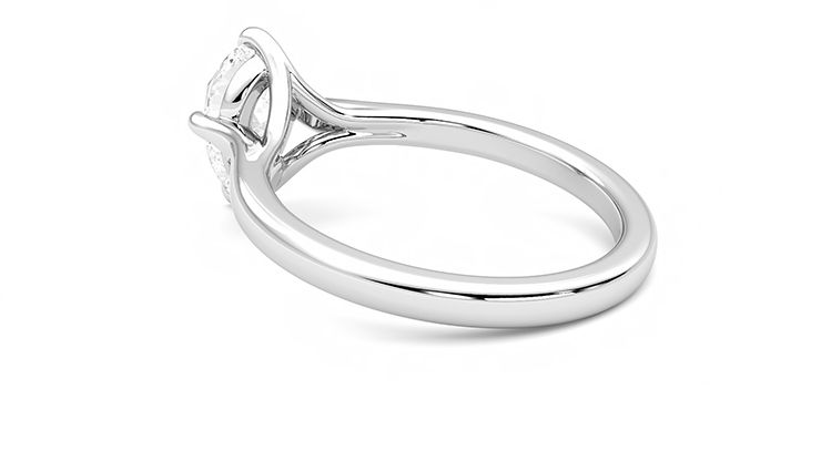 Taylor & Hart Joy Pear Engagement Ring 360 degree image 18