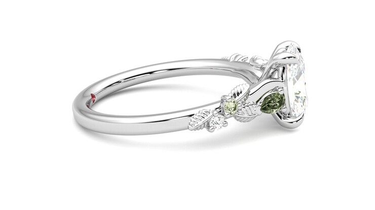 Taylor & Hart Lierre Oval Engagement Ring 360 degree image 9