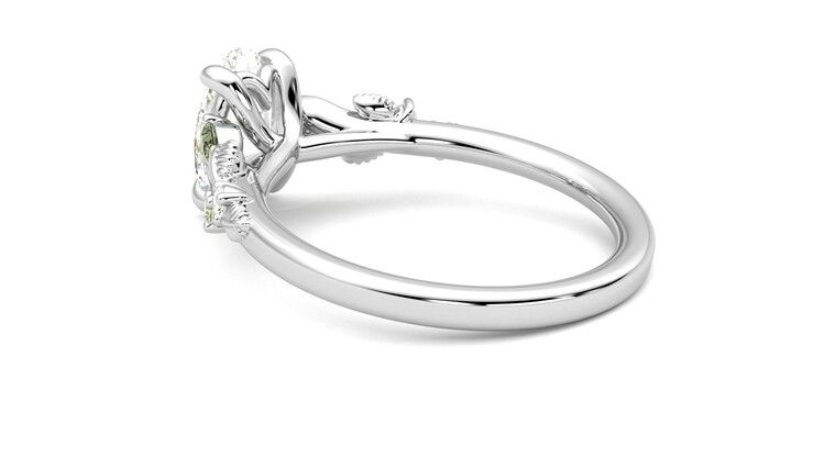 Taylor & Hart Lierre Oval Engagement Ring 360 degree image 17