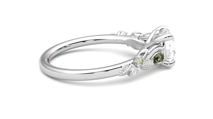 Taylor & Hart Lierre Round Engagement Ring 360 degree image 10