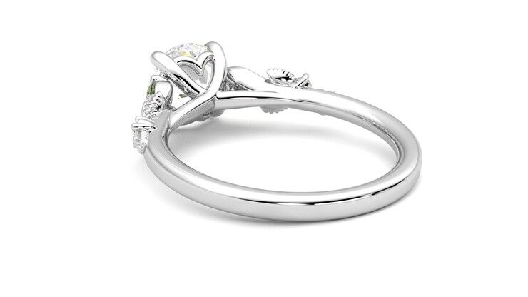 Taylor & Hart Lierre Round Engagement Ring 360 degree image 17