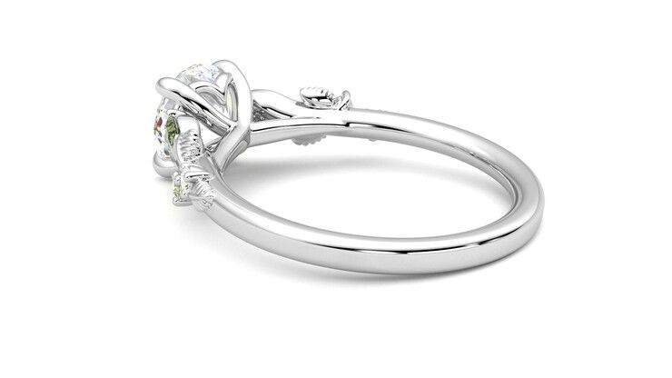 Taylor & Hart Lierre Round Engagement Ring 360 degree image 18
