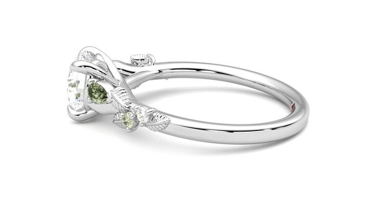Taylor & Hart Lierre Round Engagement Ring 360 degree image 20