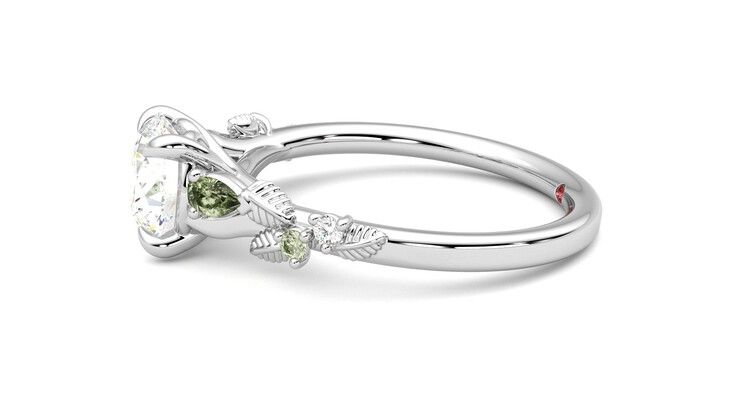 Taylor & Hart Lierre Round Engagement Ring 360 degree image 21
