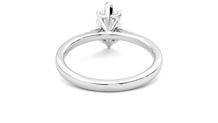 Taylor & Hart Lissome Marquise Engagement Ring 360 degree image 15