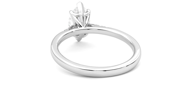 Taylor & Hart Lissome Marquise Engagement Ring 360 degree image 16