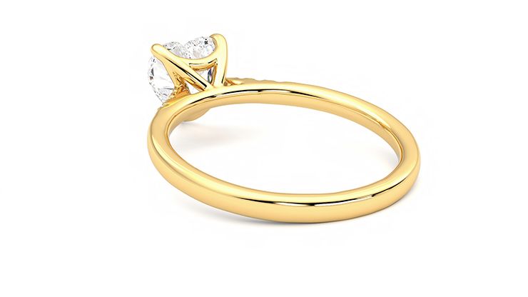 Taylor & Hart Lissome Heart Engagement Ring 360 degree image 17