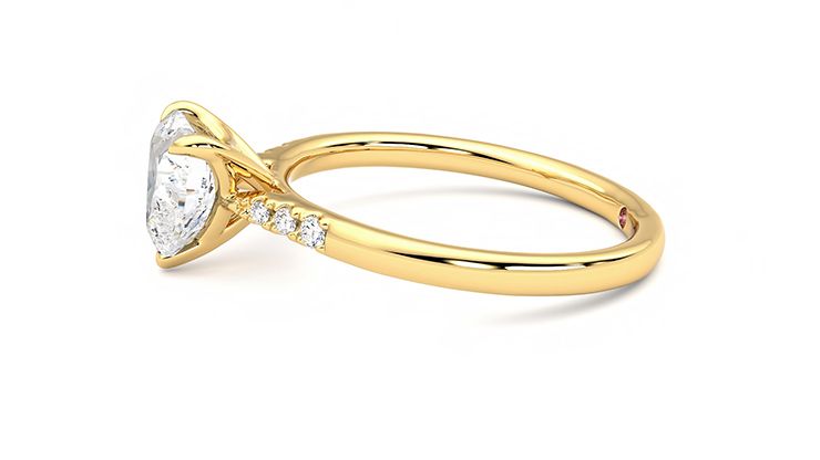 Taylor & Hart Lissome Heart Engagement Ring 360 degree image 21