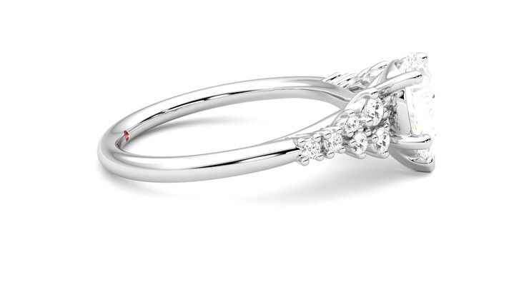 Taylor & Hart Marula Pear Engagement Ring 360 degree image 9